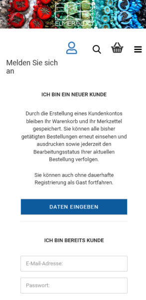 Einloggen nach dem Button